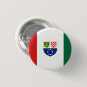Flagge Bosnien und Herzegowina Button (Vorne & Hinten)