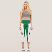 Flagge Bosnien und Herzegowina Capri Leggings (Vorderseite)