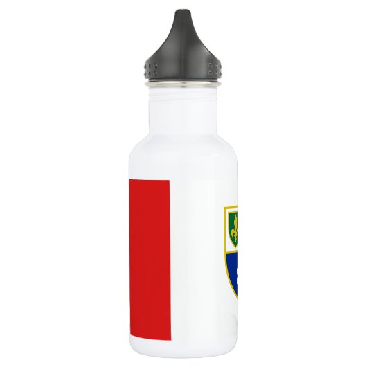 Flagge Bosnien und Herzegowina Edelstahlflasche (Links)