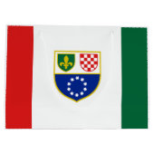 Flagge Bosnien und Herzegowina Große Geschenktüte (Rückseite)