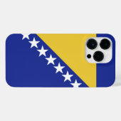 Flagge Bosnien und Herzegowina iPhone Hülle (Rückseite (Horizontal))