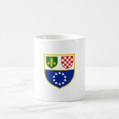 Flagge Bosnien und Herzegowina Kaffeetasse (Mittel)