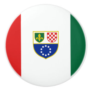Flagge Bosnien und Herzegowina Keramikknauf