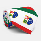 Flagge Bosnien und Herzegowina Krawatte (Gerollt)