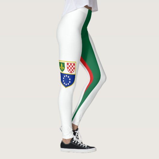 Flagge Bosnien und Herzegowina Leggings (Rechts)
