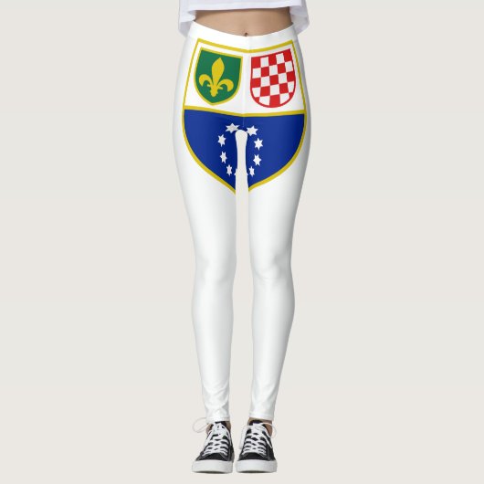 Flagge Bosnien und Herzegowina Leggings (Vorderseite)