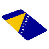Flagge Bosnien und Herzegowina Magnet (Rechte Seite)