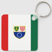 Flagge Bosnien und Herzegowina Schlüsselanhänger (Rückseite)