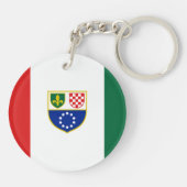 Flagge Bosnien und Herzegowina Schlüsselanhänger (Rückseite)