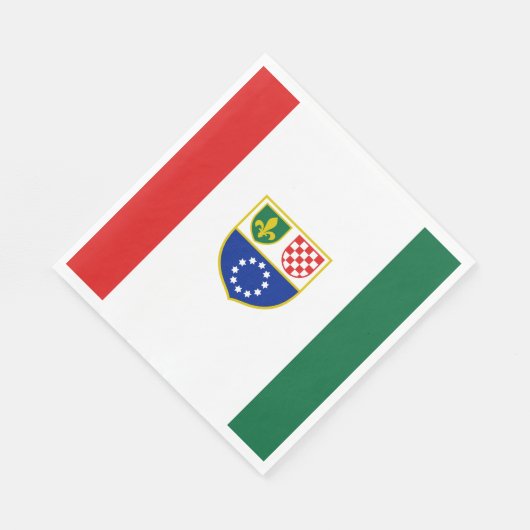 Flagge Bosnien und Herzegowina Serviette (Ecke)