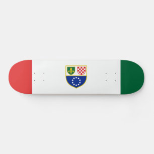 Flagge Bosnien und Herzegowina Skateboard