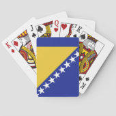 Flagge Bosnien und Herzegowina Spielkarten (Rückseite)