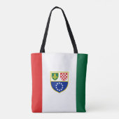 Flagge Bosnien und Herzegowina Tasche (Rückseite)