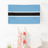 Flagge Botswanas (Botswana) Banner (Insitu)