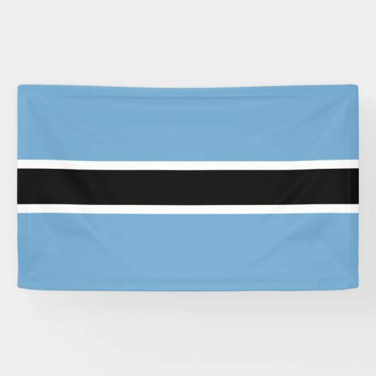 Flagge Botswanas (Botswana) Banner (Horizontal)