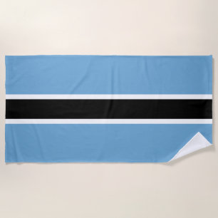 Flagge Botswanas (Botswana) Strandtuch
