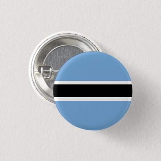Flagge Botswanas Button (Vorne & Hinten)
