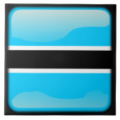 Flagge Botswanas Fliese (Vorderseite)