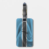 Flagge Botswanas Gepäckanhänger (Rückseite vertikal)