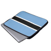 Flagge Botswanas Laptopschutzhülle (Vorne Knopf)
