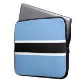Flagge Botswanas Laptopschutzhülle (Vorderseite Links)