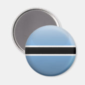 Flagge Botswanas Magnet (Vorderseite/Rückseite)