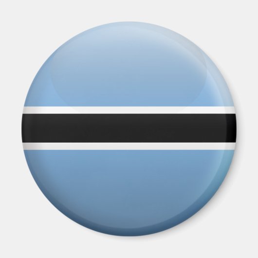 Flagge Botswanas Magnet (Vorne)