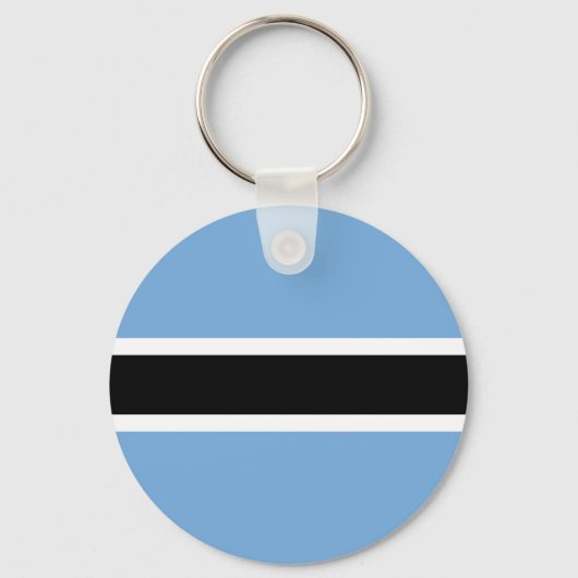Flagge Botswanas Schlüsselanhänger (Vorderseite)