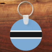 Flagge Botswanas Schlüsselanhänger (Rückseite)
