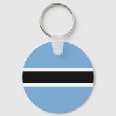 Flagge Botswanas Schlüsselanhänger (Rückseite)