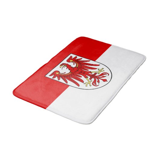 Flagge Brandenburgs Badematte (Schrägansicht)