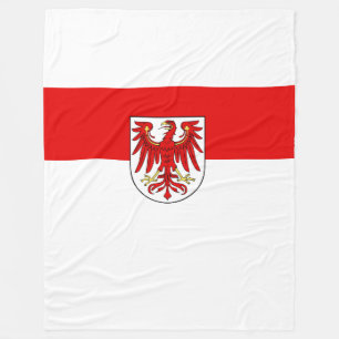 Flagge Brandenburgs Fleece Blanket