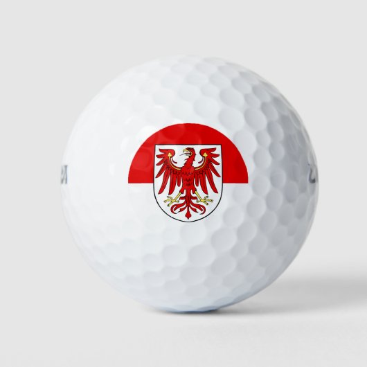 Flagge Brandenburgs Golf Balls Golfball (Vorderseite)