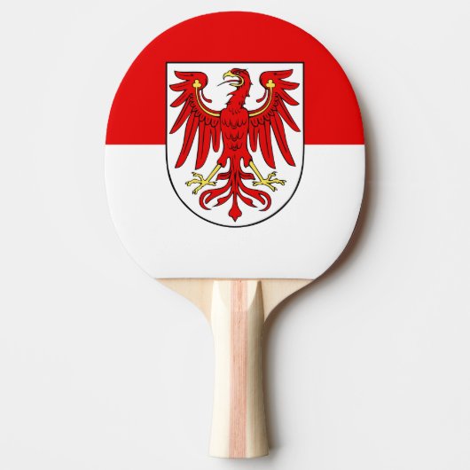 Flagge Brandenburgs Ping-Pong Paddle Tischtennis Schläger (Vorderseite)