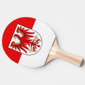 Flagge Brandenburgs Ping-Pong Paddle Tischtennis Schläger (Seitenansicht)