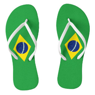 Flagge Brasilien Badesandalen