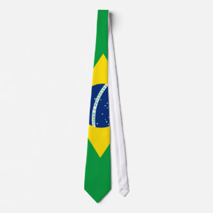 Flagge Brasilien Krawatte