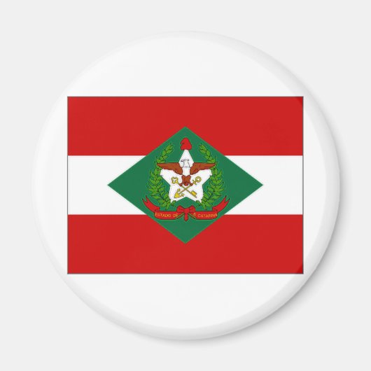 Flagge Brasilien Santa Catarina Magnet (Vorne)