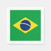 Flagge: Brasilien Serviette (Vorderseite)