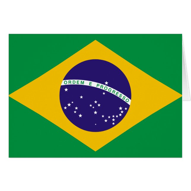 Flagge Brasiliens (Vorderseite (Horizontal))