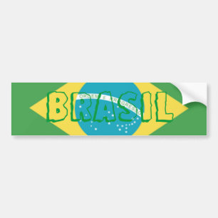 Flagge Brasiliens Autoaufkleber