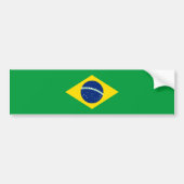 Flagge Brasiliens Autoaufkleber (Vorne)
