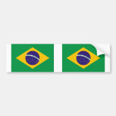 Flagge Brasiliens Autoaufkleber (Vorne)