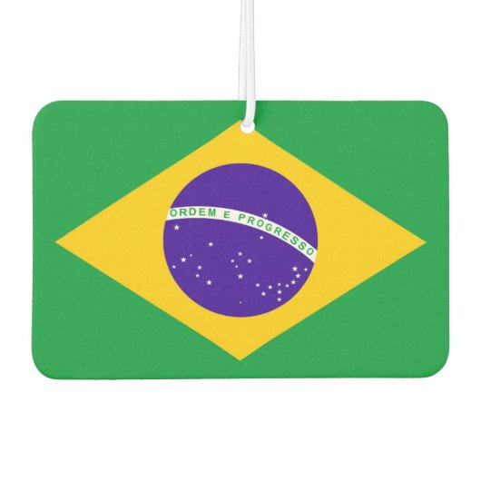 Flagge Brasiliens Autolufterfrischer (Vorderseite)
