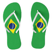 Flagge Brasiliens Badesandalen (Fußbett)