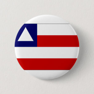 Flagge Brasiliens Bahia Button