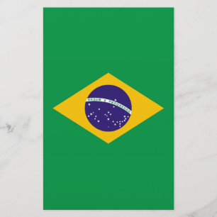 Flagge Brasiliens Bandeira do Brasil Briefpapier