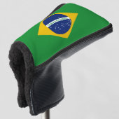 Flagge Brasiliens Bandeira do Brasil Golf Headcover (3/4 Vorderseite)