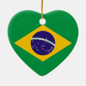 Flagge Brasiliens Bandeira do Brasil Keramikornament (Hinten)