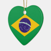 Flagge Brasiliens Bandeira do Brasil Keramikornament (Links)